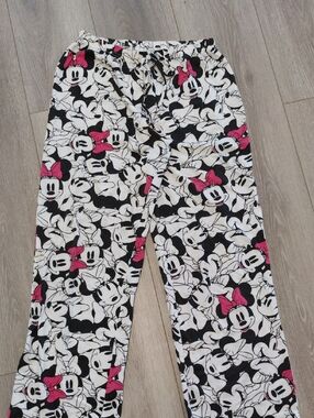 Minnie Mouse Black & Pink Pajama Pants
